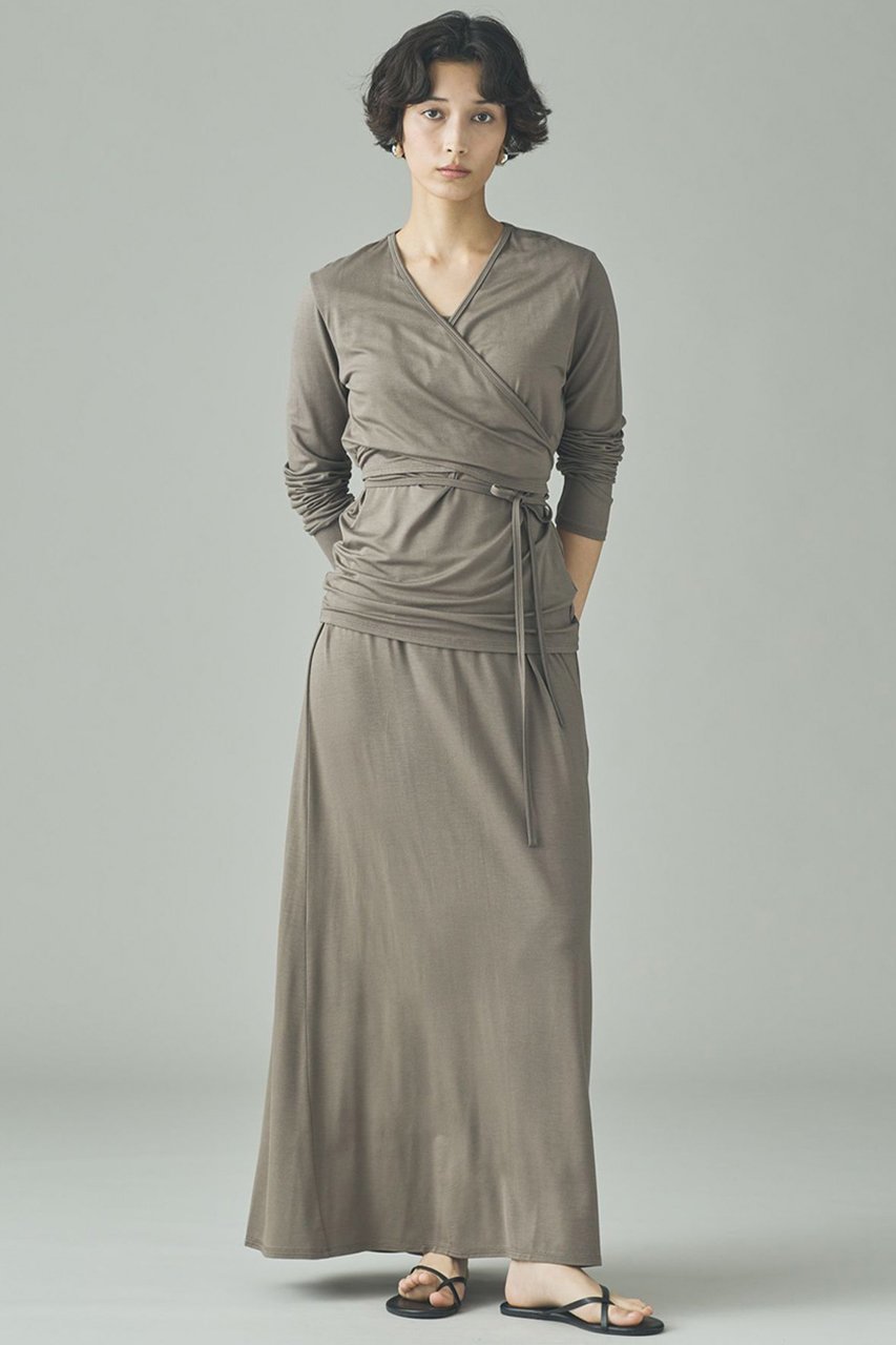 【カレンソロジー/Curensology】のベアテンジクフレアスカート 人気、トレンドファッション・服の通販 founy(ファニー) 　ファッション　Fashion　レディースファッション　Fashion for Women　スカート　Skirts　Aライン・フレアスカート　A-Line & Flared Skirts　ロングスカート　Long Skirts / Maxi & Midi Skirts　2026年　2026　なめらか　Smooth, Silky Texture　エレガント 上品　Elegant　ドレープ　Drape, Draping Fabric　バランス　Balance, Style Balance　フォルム　Silhouette, Form　フレア　Flare, Flared　フロント　Front, Front Design　ロング　Long, Long-Length　夏　Summer　春　Spring　S/S・春夏　SS, Spring/Summer, Warm Season　other-4|ID: prp329100004826369 ipo3291000000035116322