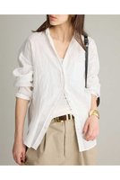 【ブリル/BRILL】のリネンスキッパーシャツ 人気、トレンドファッション・服の通販 founy(ファニー) ファッション Fashion レディースファッション Fashion for Women トップス・カットソー Cut & Sew Tops シャツ・ブラウス・オフィスカジュアル Elegant Blouses & Button-Ups 2026年 2026 スリーブ Sleeve, Long Sleeve / Short Sleeve ポケット Pocket, Pocket Detail リネン Linen, Linen Fabric ロング Long, Long-Length 夏 Summer 春 Spring S/S・春夏 SS, Spring/Summer, Warm Season |ID:prp329100004826375