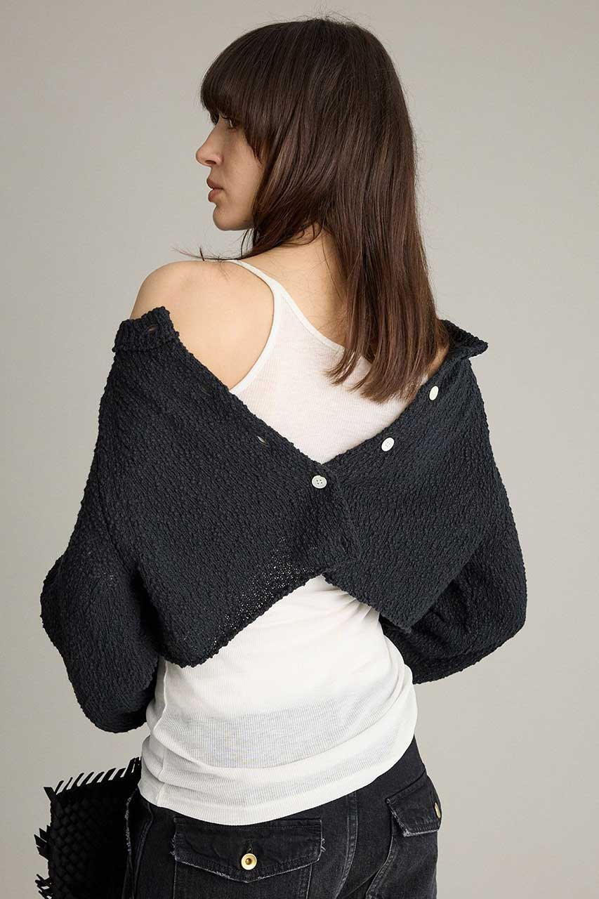 【ブリル/BRILL】のネップヤーンクロップドカーディガン 人気、トレンドファッション・服の通販 founy(ファニー) 　ファッション　Fashion　レディースファッション　Fashion for Women　トップス・カットソー　Cut & Sew Tops　ニット　Knit Tops & Sweaters　カーディガン・羽織り　Layered Style Cardigans　2026年　2026　インナー　Innerwear　カーディガン　Cardigan, Knitwear　コンパクト　Compact, Small Size　ショート　Short, Short Length　シンプル　Simple, Minimal　トレンド　Trend, Trending Now　ネップ　Nepp, Slub Yarn　バランス　Balance, Style Balance　夏　Summer　春　Spring　S/S・春夏　SS, Spring/Summer, Warm Season　other-4|ID: prp329100004826379 ipo3291000000035116391