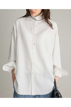 【ブリル/BRILL】 ガーゼオーバーシャツ人気、トレンドファッション・服の通販 founy(ファニー) ファッション Fashion レディースファッション Fashion for Women トップス・カットソー Cut & Sew Tops シャツ・ブラウス・オフィスカジュアル Elegant Blouses & Button-Ups 2026年 2026 カフス Cuff Design スリーブ Sleeve, Long Sleeve / Short Sleeve ループ Loop, Loop Knit ロング Long, Long-Length 夏 Summer 春 Spring S/S・春夏 SS, Spring/Summer, Warm Season |ID:prp329100004826383