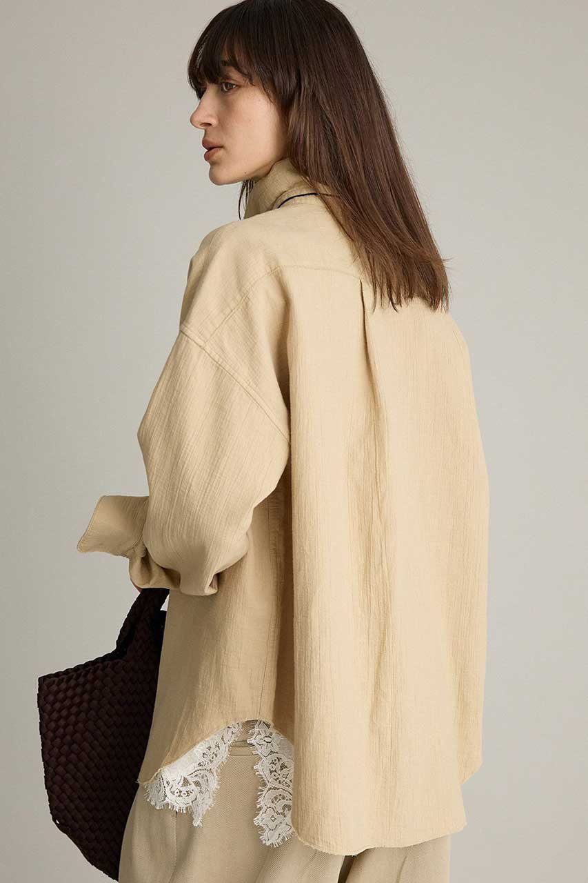 【ブリル/BRILL】のガーゼオーバーシャツ 人気、トレンドファッション・服の通販 founy(ファニー) ファッション Fashion レディースファッション Fashion for Women トップス・カットソー Cut & Sew Tops シャツ・ブラウス・オフィスカジュアル Elegant Blouses & Button-Ups 2026年 2026 カフス Cuff Design スリーブ Sleeve, Long Sleeve / Short Sleeve ループ Loop, Loop Knit ロング Long, Long-Length 夏 Summer 春 Spring S/S・春夏 SS, Spring/Summer, Warm Season other-3|ID: prp329100004826383 ipo3291000000035116418