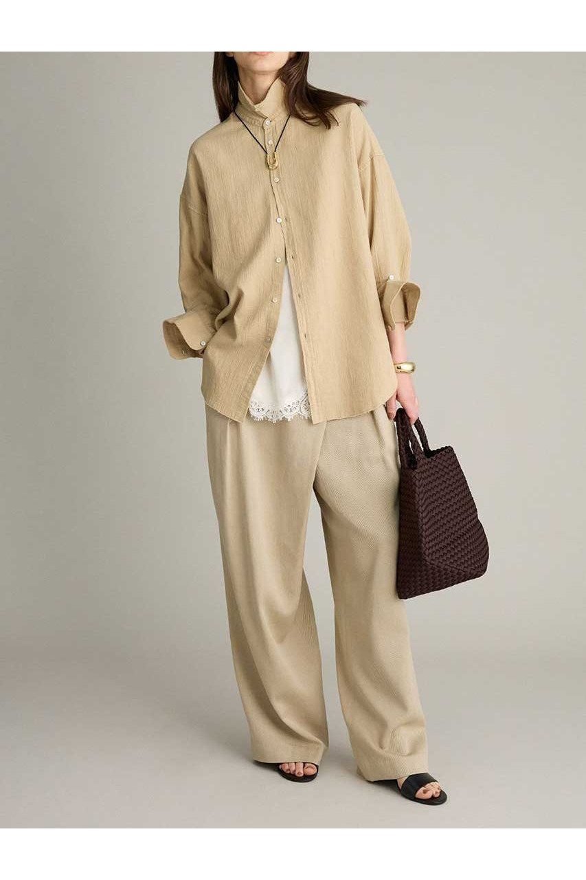 【ブリル/BRILL】のガーゼオーバーシャツ 人気、トレンドファッション・服の通販 founy(ファニー) ファッション Fashion レディースファッション Fashion for Women トップス・カットソー Cut & Sew Tops シャツ・ブラウス・オフィスカジュアル Elegant Blouses & Button-Ups 2026年 2026 カフス Cuff Design スリーブ Sleeve, Long Sleeve / Short Sleeve ループ Loop, Loop Knit ロング Long, Long-Length 夏 Summer 春 Spring S/S・春夏 SS, Spring/Summer, Warm Season other-5|ID: prp329100004826383 ipo3291000000035116421