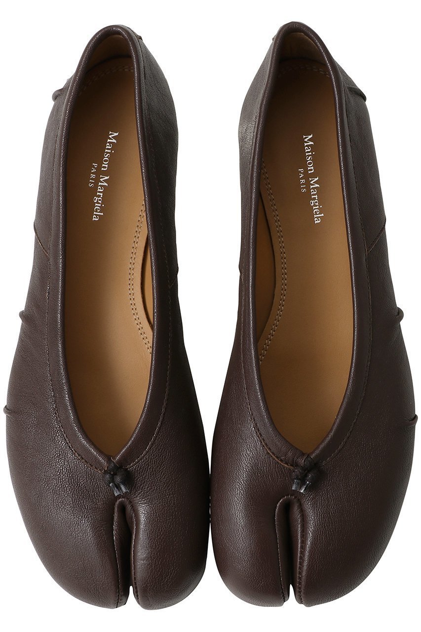 【メゾン マルジェラ/MAISON MARGIELA】のTABI バレリーナ NEW インテリア・キッズ・メンズ・レディースファッション・服の通販 founy(ファニー) 　ファッション　Fashion　レディースファッション　Fashion for Women　シューズ　Shoes, Footwear　バレエ　Ballet, Ballet Style　フィット　Fit, Slim Fit　フラット　Flat, Flat Shoes　チョコレートプラム|ID: prp329100004827159 ipo3291000000036370772