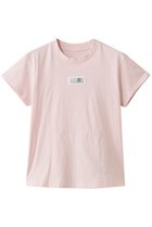 【エムエム6 メゾン マルタン マルジェラ/MM6 Maison Martin Margiela】のロゴ Tシャツ 人気、トレンドファッション・服の通販 founy(ファニー) ファッション Fashion レディースファッション Fashion for Women トップス・カットソー Cut & Sew Tops シャツ・ブラウス・オフィスカジュアル Elegant Blouses & Button-Ups ロングTシャツ・Tシャツ Longline T-Shirts & Tees カットソー・ベーシックTシャツ Cut-and-Sewn Tops / Stretch Tees & Basics 2026年 2026 インナー Innerwear コンパクト Compact, Small Size ショート Short, Short Length ジャケット Jacket, Outerwear スリーブ Sleeve, Long Sleeve / Short Sleeve フロント Front, Front Design 夏 Summer 春 Spring S/S・春夏 SS, Spring/Summer, Warm Season thumbnail ピンク|ID: prp329100004827165 ipo3291000000035125118