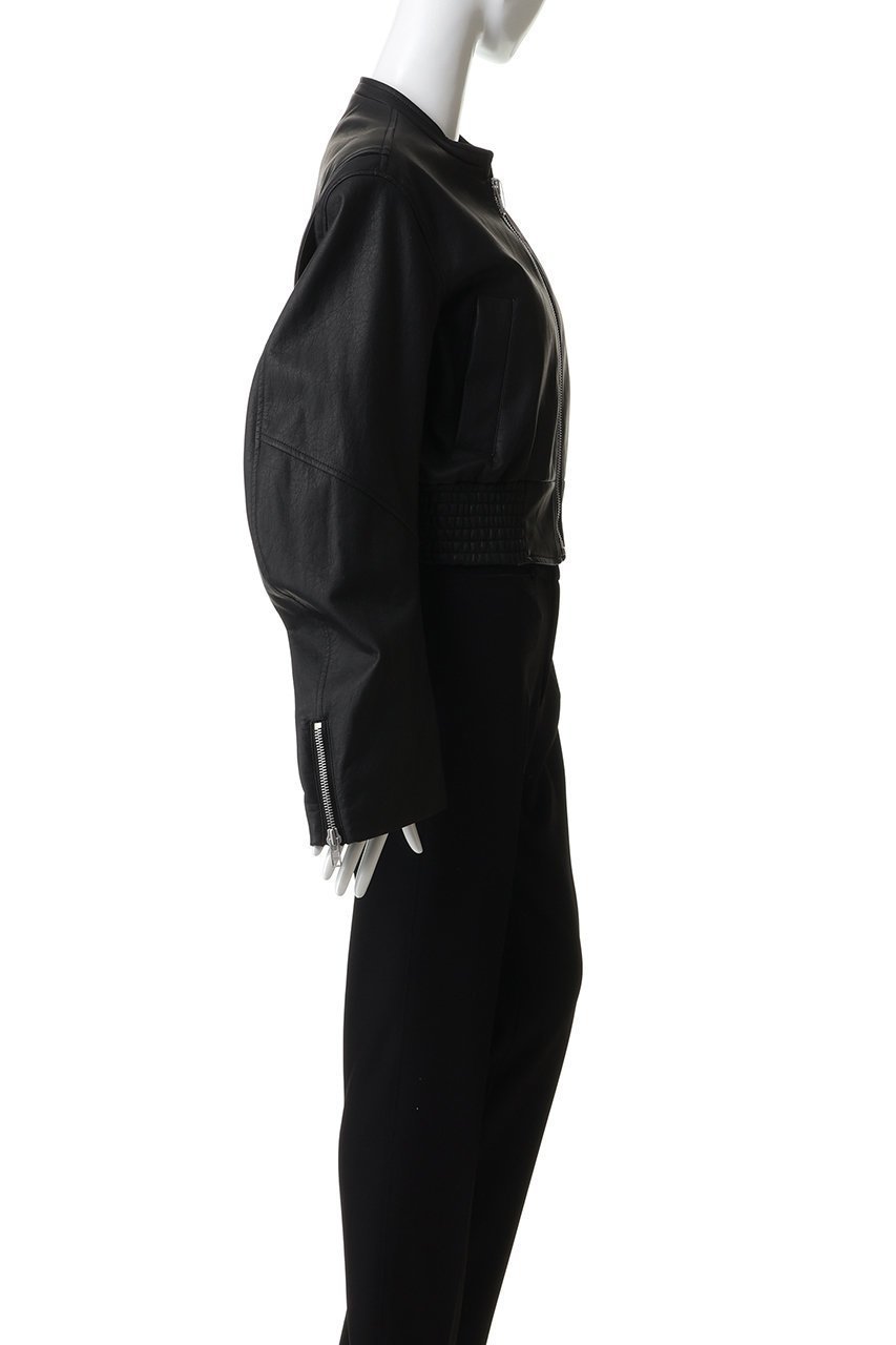 【エムエム6 メゾン マルタン マルジェラ/MM6 Maison Martin Margiela】のノーカラーフェイクレザージャケット 人気、トレンドファッション・服の通販 founy(ファニー) ファッション Fashion レディースファッション Fashion for Women アウター Coat / Outerwear Collection レディースジャケット・軽アウター Jackets 2026年 2026 クール Cool, Chic ジャケット Jacket, Outerwear デニム Denim, Jeans Material トレンド Trend, Trending Now ドレス Dress, One-Piece 夏 Summer 春 Spring S/S・春夏 SS, Spring/Summer, Warm Season other-3|ID: prp329100004827167 ipo3291000000036079532