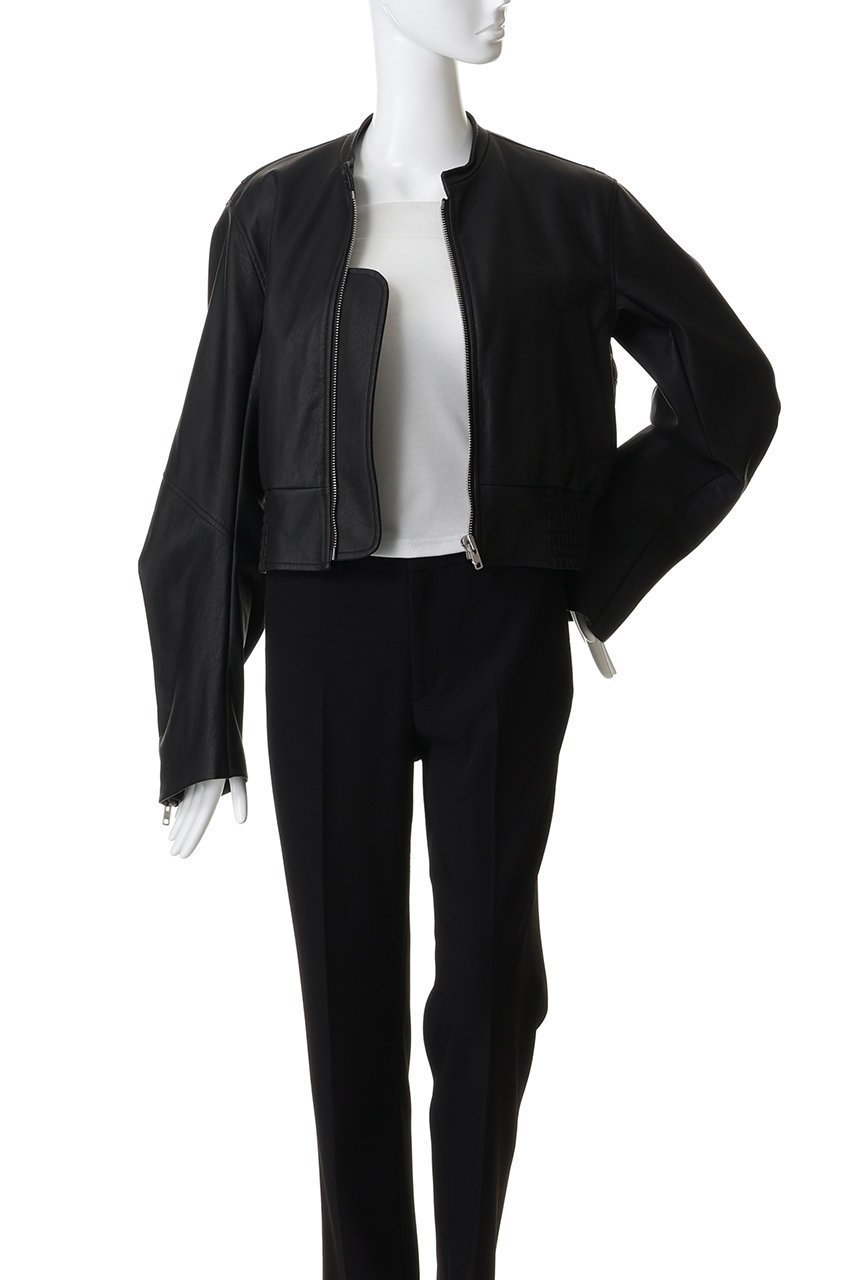 【エムエム6 メゾン マルタン マルジェラ/MM6 Maison Martin Margiela】のノーカラーフェイクレザージャケット 人気、トレンドファッション・服の通販 founy(ファニー) ファッション Fashion レディースファッション Fashion for Women アウター Coat / Outerwear Collection レディースジャケット・軽アウター Jackets 2026年 2026 クール Cool, Chic ジャケット Jacket, Outerwear デニム Denim, Jeans Material トレンド Trend, Trending Now ドレス Dress, One-Piece 夏 Summer 春 Spring S/S・春夏 SS, Spring/Summer, Warm Season other-8|ID: prp329100004827167 ipo3291000000036079537