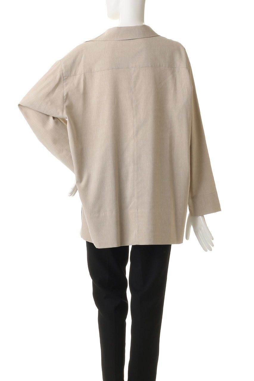 【フローレント/FLORENT】のデニムシャンブレー スキッパー ブラウス 人気、トレンドファッション・服の通販 founy(ファニー) 　ファッション　Fashion　レディースファッション　Fashion for Women　トップス・カットソー　Cut & Sew Tops　シャツ・ブラウス・オフィスカジュアル　Elegant Blouses & Button-Ups　2026年　2026　エレガント 上品　Elegant　シャンブレー　Chambray, Denim-Like Fabric　スキッパー　Skipper, Open Collar　スリーブ　Sleeve, Long Sleeve / Short Sleeve　デニム　Denim, Jeans Material　ロング　Long, Long-Length　夏　Summer　春　Spring　S/S・春夏　SS, Spring/Summer, Warm Season　other-4|ID: prp329100004827168 ipo3291000000036079543