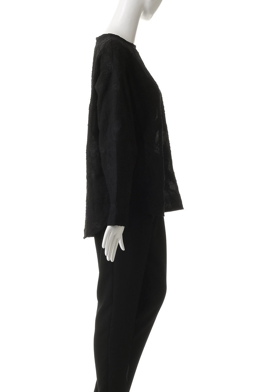 【フローレント/FLORENT】のカットジャカード クルーネック ブラウス 人気、トレンドファッション・服の通販 founy(ファニー) 　ファッション　Fashion　レディースファッション　Fashion for Women　トップス・カットソー　Cut & Sew Tops　シャツ・ブラウス・オフィスカジュアル　Elegant Blouses & Button-Ups　2026年　2026　シンプル　Simple, Minimal　ジャカード／ジャガード　Jacquard, Woven Pattern　スリーブ　Sleeve, Long Sleeve / Short Sleeve　ロング　Long, Long-Length　夏　Summer　春　Spring　S/S・春夏　SS, Spring/Summer, Warm Season　other-3|ID: prp329100004827171 ipo3291000000035125163