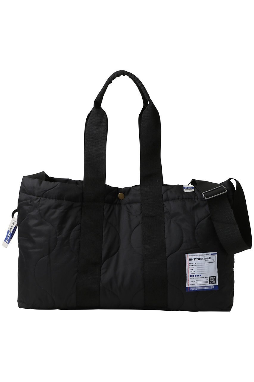 【メゾン ミハラヤスヒロ/Maison MIHARA YASUHIRO】の【UNISEX】【in-stru(men-tal).】RIPSTOP キルト 2WAY バッグ インテリア・キッズ・メンズ・レディースファッション・服の通販 founy(ファニー) 　ファッション　Fashion　レディースファッション　Fashion for Women　バッグ　Bags　2026年　2026　ユニセックス　Unisex, Genderless　キルティング　Quilted, Quilting　キルト　Quilt, Quilted Fabric　コレクション　Collection, Seasonal Line　ショルダー　Shoulder, Shoulder Strap　モダン　Modern, Contemporary　リップ　Lip, Lip Motif　夏　Summer　春　Spring　S/S・春夏　SS, Spring/Summer, Warm Season　軽量　Lightweight, Ultra Light　ブラック|ID: prp329100004827172 ipo3291000000035125174