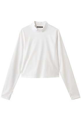【ミズイロ インド/mizuiro ind】のmock neck T shirt シャツ 人気、トレンドファッション・服の通販 founy(ファニー) ファッション Fashion レディースファッション Fashion for Women トップス・カットソー Cut & Sew Tops シャツ・ブラウス・オフィスカジュアル Elegant Blouses & Button-Ups ロングTシャツ・Tシャツ Longline T-Shirts & Tees カットソー・ベーシックTシャツ Cut-and-Sewn Tops / Stretch Tees & Basics インナー Innerwear コンパクト Compact, Small Size スリーブ Sleeve, Long Sleeve / Short Sleeve バランス Balance, Style Balance プリーツ Pleats, Pleated モックネック Mock Neck, Short Turtleneck ロング Long, Long-Length ワイド Wide, Wide Fit エレガント 上品 Elegant 新作・新入荷 New Arrivals / New In |ID:prp329100004827184