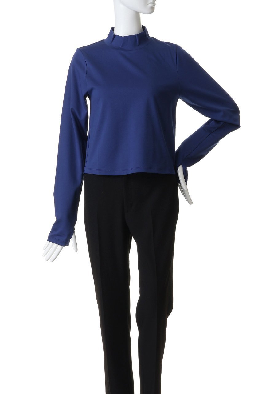 【ミズイロ インド/mizuiro ind】のmock neck T shirt シャツ 人気、トレンドファッション・服の通販 founy(ファニー) 　ファッション　Fashion　レディースファッション　Fashion for Women　トップス・カットソー　Cut & Sew Tops　シャツ・ブラウス・オフィスカジュアル　Elegant Blouses & Button-Ups　ロングTシャツ・Tシャツ　Longline T-Shirts & Tees　カットソー・ベーシックTシャツ　Cut-and-Sewn Tops / Stretch Tees & Basics　インナー　Innerwear　コンパクト　Compact, Small Size　スリーブ　Sleeve, Long Sleeve / Short Sleeve　バランス　Balance, Style Balance　プリーツ　Pleats, Pleated　モックネック　Mock Neck, Short Turtleneck　ロング　Long, Long-Length　ワイド　Wide, Wide Fit　エレガント 上品　Elegant　新作・新入荷　New Arrivals / New In　other-2|ID: prp329100004827184 ipo3291000000035125239