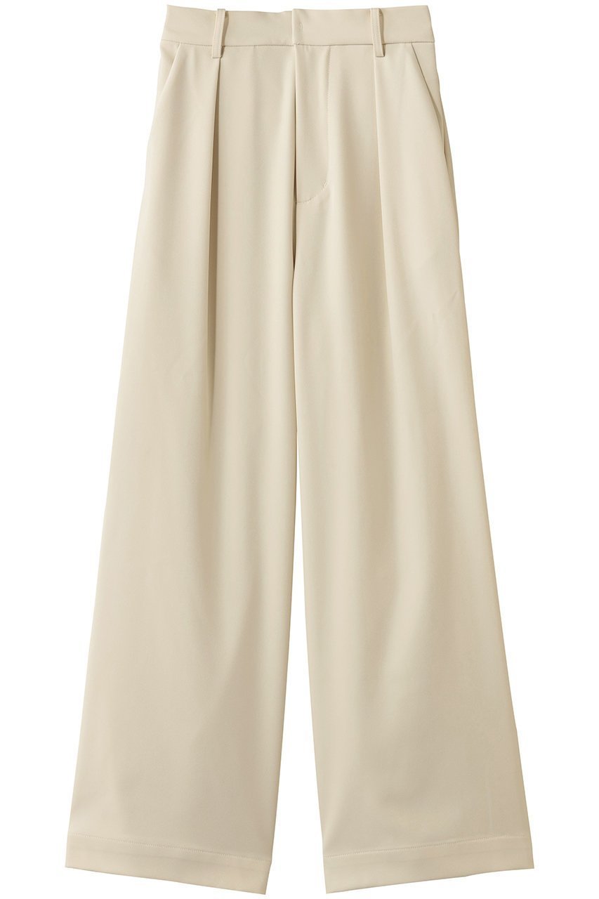 【ガリャルダガランテ/GALLARDAGALANTE】のタックワイドパンツ2 インテリア・キッズ・メンズ・レディースファッション・服の通販 founy(ファニー) 　ファッション　Fashion　レディースファッション　Fashion for Women　パンツ　Pants & Trousers　トレンド　Trend, Trending Now　ベーシック　Basic, Essential　リラックス　Relax, Relaxed Fit　ワイド　Wide, Wide Fit　新作・新入荷　New Arrivals / New In　オフホワイト|ID: prp329100004827187 ipo3291000000035125259