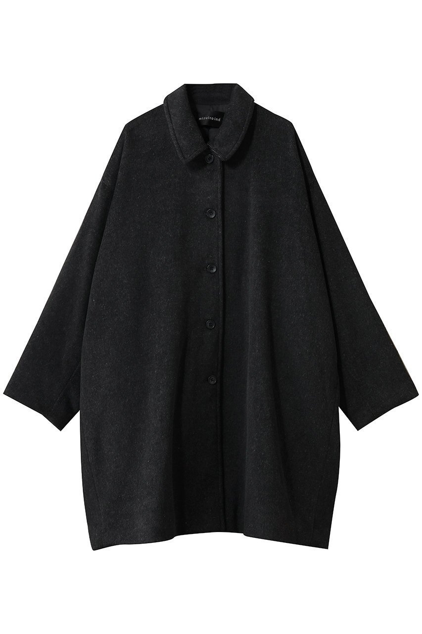 【ミズイロ インド/mizuiro ind】のwool blend wide CT コート インテリア・キッズ・メンズ・レディースファッション・服の通販 founy(ファニー) 　ファッション　Fashion　レディースファッション　Fashion for Women　アウター　Coat / Outerwear Collection　コート・ロングコート・ピーコート　Long Coats, Peacoats & More　ポケット　Pocket, Pocket Detail　ロング　Long, Long-Length　ワイド　Wide, Wide Fit　新作・新入荷　New Arrivals / New In　c.gray|ID: prp329100004827188 ipo3291000000035125272