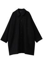 【ミズイロ インド/mizuiro ind】のwool blend wide CT コート black|ID: prp329100004827188 ipo3291000000035125273