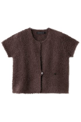 【ミズイロ インド/mizuiro ind】 hairy yarn French slv C/D カーディガン人気、トレンドファッション・服の通販 founy(ファニー) ファッション Fashion レディースファッション Fashion for Women トップス・カットソー Cut & Sew Tops ニット Knit Tops & Sweaters カーディガン・羽織り Layered Style Cardigans カーディガン Cardigan, Knitwear ショート Short, Short Length 新作・新入荷 New Arrivals / New In |ID:prp329100004827192