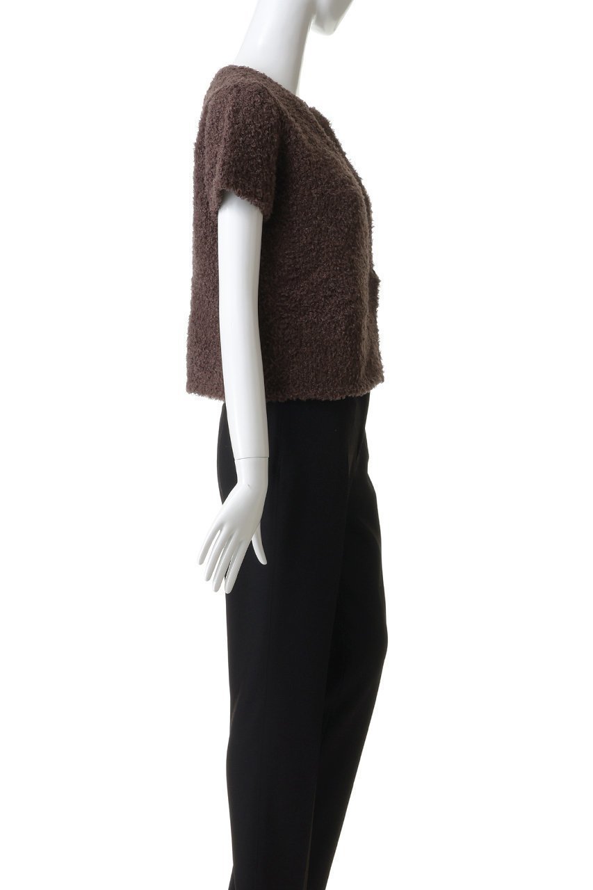 【ミズイロ インド/mizuiro ind】のhairy yarn French slv C/D カーディガン 人気、トレンドファッション・服の通販 founy(ファニー) 　ファッション　Fashion　レディースファッション　Fashion for Women　トップス・カットソー　Cut & Sew Tops　ニット　Knit Tops & Sweaters　カーディガン・羽織り　Layered Style Cardigans　カーディガン　Cardigan, Knitwear　ショート　Short, Short Length　新作・新入荷　New Arrivals / New In　other-3|ID: prp329100004827192 ipo3291000000035125324