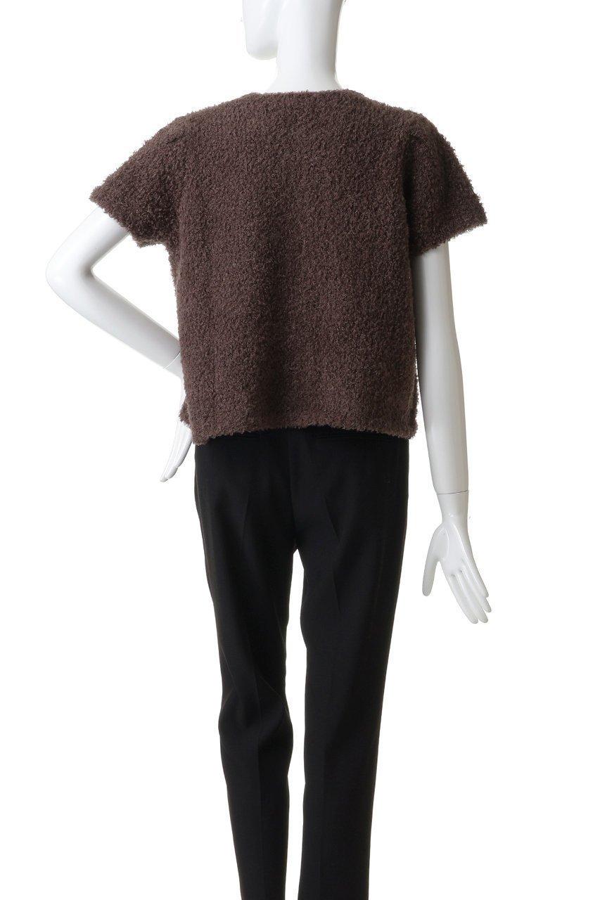 【ミズイロ インド/mizuiro ind】のhairy yarn French slv C/D カーディガン 人気、トレンドファッション・服の通販 founy(ファニー) 　ファッション　Fashion　レディースファッション　Fashion for Women　トップス・カットソー　Cut & Sew Tops　ニット　Knit Tops & Sweaters　カーディガン・羽織り　Layered Style Cardigans　カーディガン　Cardigan, Knitwear　ショート　Short, Short Length　新作・新入荷　New Arrivals / New In　other-4|ID: prp329100004827192 ipo3291000000035125325