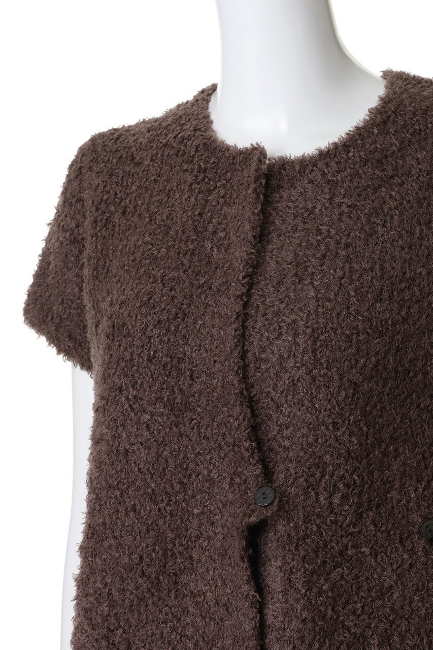 【ミズイロ インド/mizuiro ind】のhairy yarn French slv C/D カーディガン 人気、トレンドファッション・服の通販 founy(ファニー) 　ファッション　Fashion　レディースファッション　Fashion for Women　トップス・カットソー　Cut & Sew Tops　ニット　Knit Tops & Sweaters　カーディガン・羽織り　Layered Style Cardigans　カーディガン　Cardigan, Knitwear　ショート　Short, Short Length　新作・新入荷　New Arrivals / New In　other-5|ID: prp329100004827192 ipo3291000000035125326