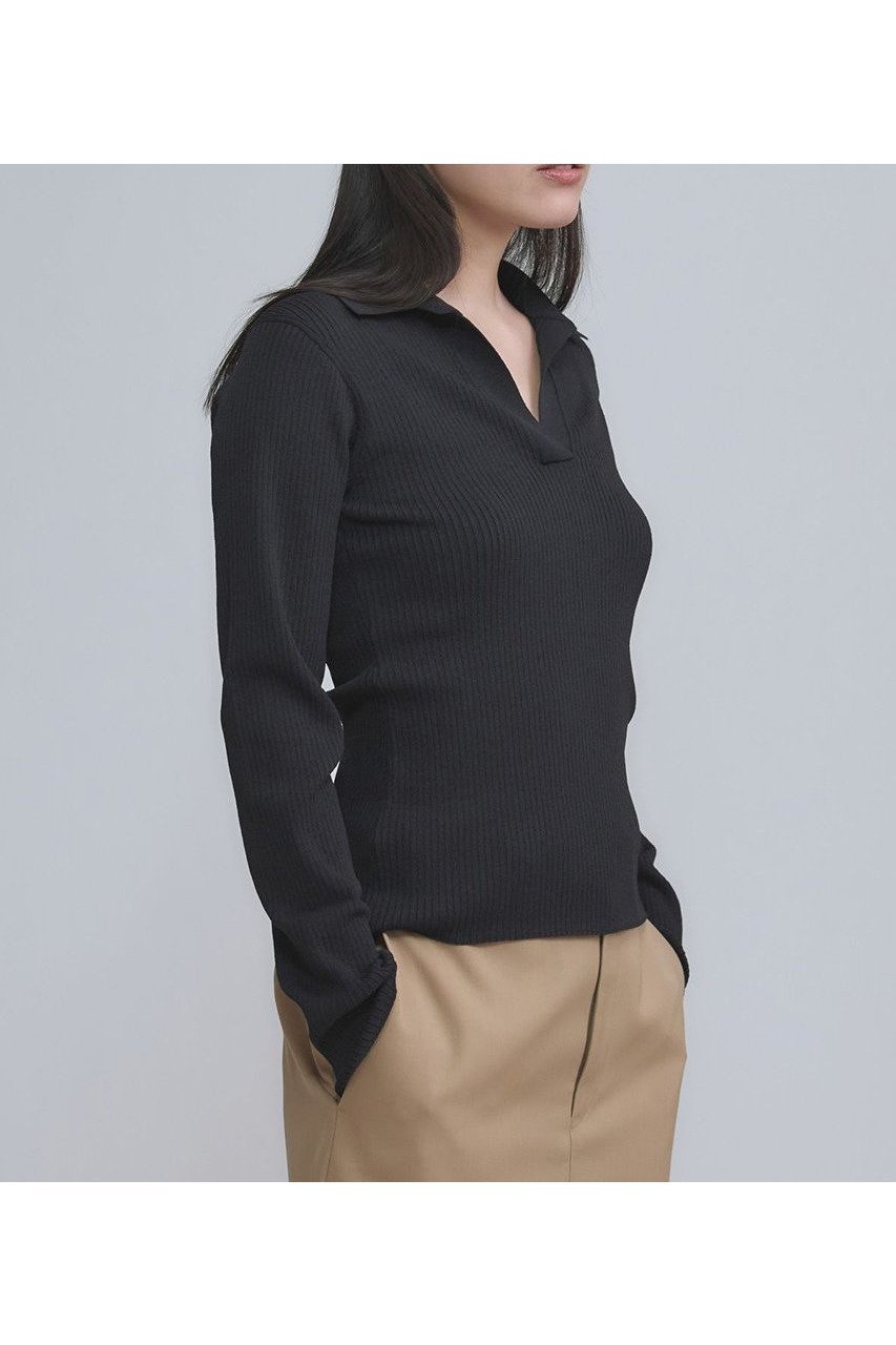 【カオス/Chaos】のエレルニットポロプルオーバー インテリア・キッズ・メンズ・レディースファッション・服の通販 founy(ファニー) 　ファッション　Fashion　レディースファッション　Fashion for Women　トップス・カットソー　Cut & Sew Tops　ニット　Knit Tops & Sweaters　カジュアルプルオーバー・ニットトップス　Pullovers & Knit Tops / Casual Pullovers　2026年　2026　コンパクト　Compact, Small Size　ポロシャツ　Polo Shirt, Collared Tee　エレガント 上品　Elegant　夏　Summer　春　Spring　S/S・春夏　SS, Spring/Summer, Warm Season　ネイビー|ID: prp329100004827195 ipo3291000000035125364