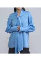 【カオス/Chaos】のシュロスブラウス 人気、トレンドファッション・服の通販 founy(ファニー) ファッション Fashion レディースファッション Fashion for Women トップス・カットソー Cut & Sew Tops シャツ・ブラウス・オフィスカジュアル Elegant Blouses & Button-Ups 春 Spring シンプル Simple, Minimal スリーブ Sleeve, Long Sleeve / Short Sleeve センター Center, Center Line なめらか Smooth, Silky Texture ロング Long, Long-Length S/S・春夏 SS, Spring/Summer, Warm Season 夏 Summer 2026年 2026 thumbnail サックス|ID: prp329100004827196 ipo3291000000035125373