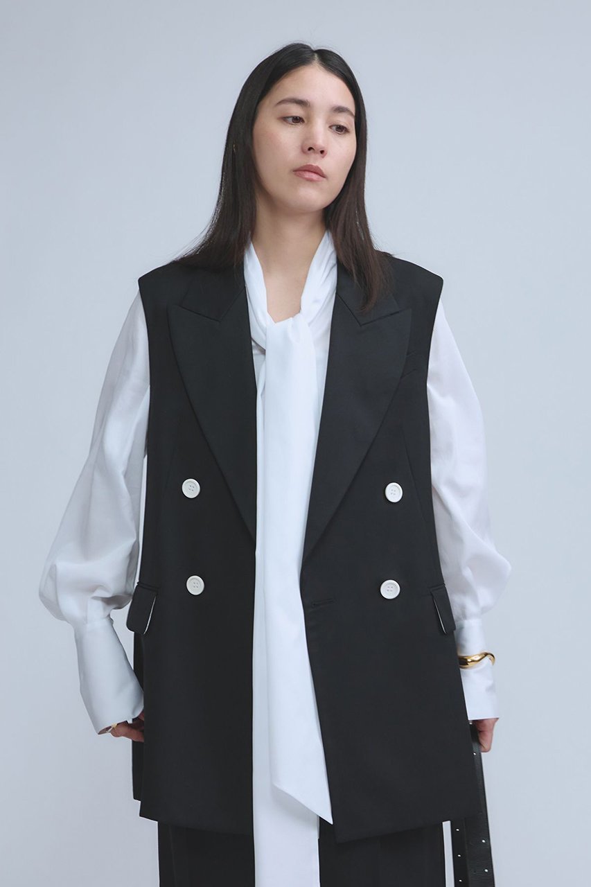 【カオス/Chaos】のシュロスブラウス インテリア・キッズ・メンズ・レディースファッション・服の通販 founy(ファニー) 　ファッション　Fashion　レディースファッション　Fashion for Women　トップス・カットソー　Cut & Sew Tops　シャツ・ブラウス・オフィスカジュアル　Elegant Blouses & Button-Ups　なめらか　Smooth, Silky Texture　シンプル　Simple, Minimal　スリーブ　Sleeve, Long Sleeve / Short Sleeve　センター　Center, Center Line　ロング　Long, Long-Length　ホワイト|ID: prp329100004827196 ipo3291000000036908987