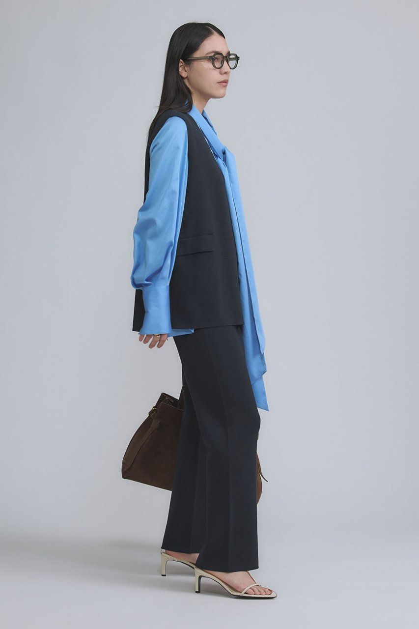 【カオス/Chaos】のシュロスブラウス 人気、トレンドファッション・服の通販 founy(ファニー) 　ファッション　Fashion　レディースファッション　Fashion for Women　トップス・カットソー　Cut & Sew Tops　シャツ・ブラウス・オフィスカジュアル　Elegant Blouses & Button-Ups　なめらか　Smooth, Silky Texture　シンプル　Simple, Minimal　スリーブ　Sleeve, Long Sleeve / Short Sleeve　センター　Center, Center Line　ロング　Long, Long-Length　other-3|ID: prp329100004827196 ipo3291000000036908990