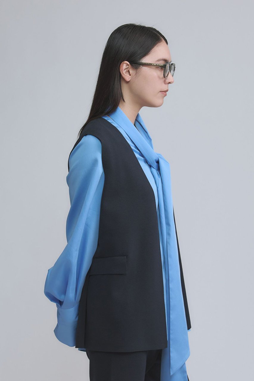 【カオス/Chaos】のシュロスブラウス 人気、トレンドファッション・服の通販 founy(ファニー) 　ファッション　Fashion　レディースファッション　Fashion for Women　トップス・カットソー　Cut & Sew Tops　シャツ・ブラウス・オフィスカジュアル　Elegant Blouses & Button-Ups　なめらか　Smooth, Silky Texture　シンプル　Simple, Minimal　スリーブ　Sleeve, Long Sleeve / Short Sleeve　センター　Center, Center Line　ロング　Long, Long-Length　other-6|ID: prp329100004827196 ipo3291000000036908993