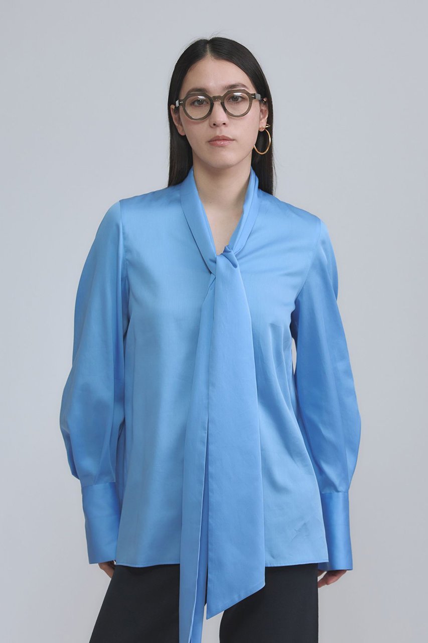 【カオス/Chaos】のシュロスブラウス 人気、トレンドファッション・服の通販 founy(ファニー) 　ファッション　Fashion　レディースファッション　Fashion for Women　トップス・カットソー　Cut & Sew Tops　シャツ・ブラウス・オフィスカジュアル　Elegant Blouses & Button-Ups　なめらか　Smooth, Silky Texture　シンプル　Simple, Minimal　スリーブ　Sleeve, Long Sleeve / Short Sleeve　センター　Center, Center Line　ロング　Long, Long-Length　other-8|ID: prp329100004827196 ipo3291000000036908995