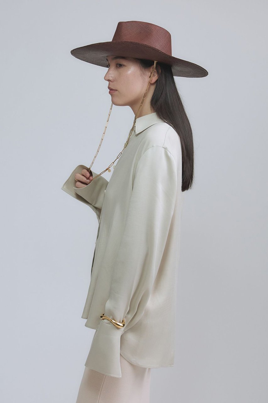 【カオス/Chaos】のリュシールブラウス 人気、トレンドファッション・服の通販 founy(ファニー) ファッション Fashion レディースファッション Fashion for Women トップス・カットソー Cut & Sew Tops シャツ・ブラウス・オフィスカジュアル Elegant Blouses & Button-Ups なめらか Smooth, Silky Texture カフス Cuff Design シンプル Simple, Minimal スリット Slit, Slit Detail スリーブ Sleeve, Long Sleeve / Short Sleeve リラックス Relax, Relaxed Fit ロング Long, Long-Length 再入荷 Restock / Back in Stock other-7|ID: prp329100004827197 ipo3291000000036188298