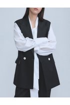 【カオス/Chaos】のエクールジャケットジレ 人気、トレンドファッション・服の通販 founy(ファニー) ファッション Fashion レディースファッション Fashion for Women アウター Coat / Outerwear Collection レディースジャケット・軽アウター Jackets インナー Innerwear エレガント 上品 Elegant 春 Spring シルク Silk, 100% Silk ジャケット Jacket, Outerwear セットアップ Set-Up, Coordinated Outfit ノースリーブ Sleeveless, No-Sleeve ベスト Vest, Waistcoat 半袖 Short Sleeve, Half Sleeve メンズ Men's, Menswear モダン Modern, Contemporary ワイド Wide, Wide Fit S/S・春夏 SS, Spring/Summer, Warm Season おすすめ Recommended / Our Picks 夏 Summer 2026年 2026 thumbnail ブラック|ID: prp329100004827198 ipo3291000000035125392