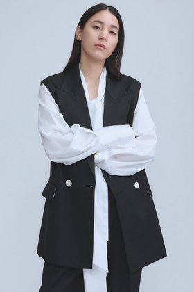 【カオス/Chaos】 エクールジャケットジレ人気、トレンドファッション・服の通販 founy(ファニー) ファッション Fashion レディースファッション Fashion for Women アウター Coat / Outerwear Collection レディースジャケット・軽アウター Jackets インナー Innerwear エレガント 上品 Elegant 春 Spring シルク Silk, 100% Silk ジャケット Jacket, Outerwear セットアップ Set-Up, Coordinated Outfit ノースリーブ Sleeveless, No-Sleeve ベスト Vest, Waistcoat 半袖 Short Sleeve, Half Sleeve メンズ Men's, Menswear モダン Modern, Contemporary ワイド Wide, Wide Fit S/S・春夏 SS, Spring/Summer, Warm Season おすすめ Recommended / Our Picks 夏 Summer 2026年 2026 |ID:prp329100004827198