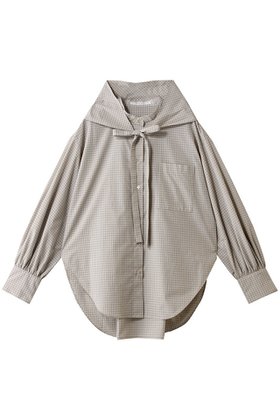 【プレインピープル/PLAIN PEOPLE】 コットンシルクビエラタイプライターチェックブラウス人気、トレンドファッション・服の通販 founy(ファニー) ファッション Fashion レディースファッション Fashion for Women トップス・カットソー Cut & Sew Tops シャツ・ブラウス・オフィスカジュアル Elegant Blouses & Button-Ups スカート Skirts 2026年 2026 シルク Silk, 100% Silk スラックス Slacks, Dress Pants スリーブ Sleeve, Long Sleeve / Short Sleeve チェック Check, Plaid, Tartan デニム Denim, Jeans Material リボン Ribbon, Bow ロング Long, Long-Length 夏 Summer 春 Spring S/S・春夏 SS, Spring/Summer, Warm Season |ID:prp329100004827201