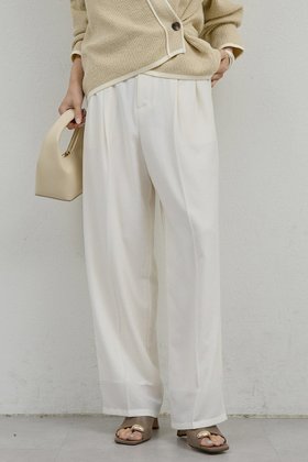 【ガリャルダガランテ/GALLARDAGALANTE】 ライトジャージーワイドパンツ人気、トレンドファッション・服の通販 founy(ファニー) ファッション Fashion レディースファッション Fashion for Women パンツ Pants & Trousers 2026年 2026 フロント Front, Front Design ループ Loop, Loop Knit 夏 Summer 春 Spring S/S・春夏 SS, Spring/Summer, Warm Season 楽ちん Easy Fit, Comfortable |ID:prp329100004827205