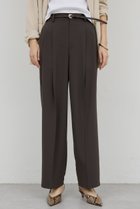 【ガリャルダガランテ/GALLARDAGALANTE】のライトジャージーワイドパンツ ダークブラウン|ID: prp329100004827205 ipo3291000000035445029