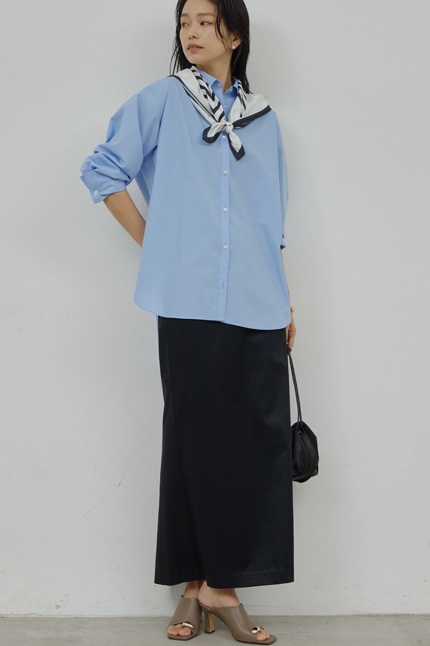 【ガリャルダガランテ/GALLARDAGALANTE】の【MANAKAコラボ】スカーフセットシャツ 人気、トレンドファッション・服の通販 founy(ファニー) 　ファッション　Fashion　レディースファッション　Fashion for Women　トップス・カットソー　Cut & Sew Tops　シャツ・ブラウス・オフィスカジュアル　Elegant Blouses & Button-Ups　2026年　2026　おすすめ　Recommended / Our Picks　コラボ　Collaboration, Collab　スカーフ　Scarf, Neckwear　スリーブ　Sleeve, Long Sleeve / Short Sleeve　バランス　Balance, Style Balance　ロング　Long, Long-Length　夏　Summer　春　Spring　S/S・春夏　SS, Spring/Summer, Warm Season　長袖　Long Sleeve, Full Sleeve　other-2|ID: prp329100004827206 ipo3291000000035125477