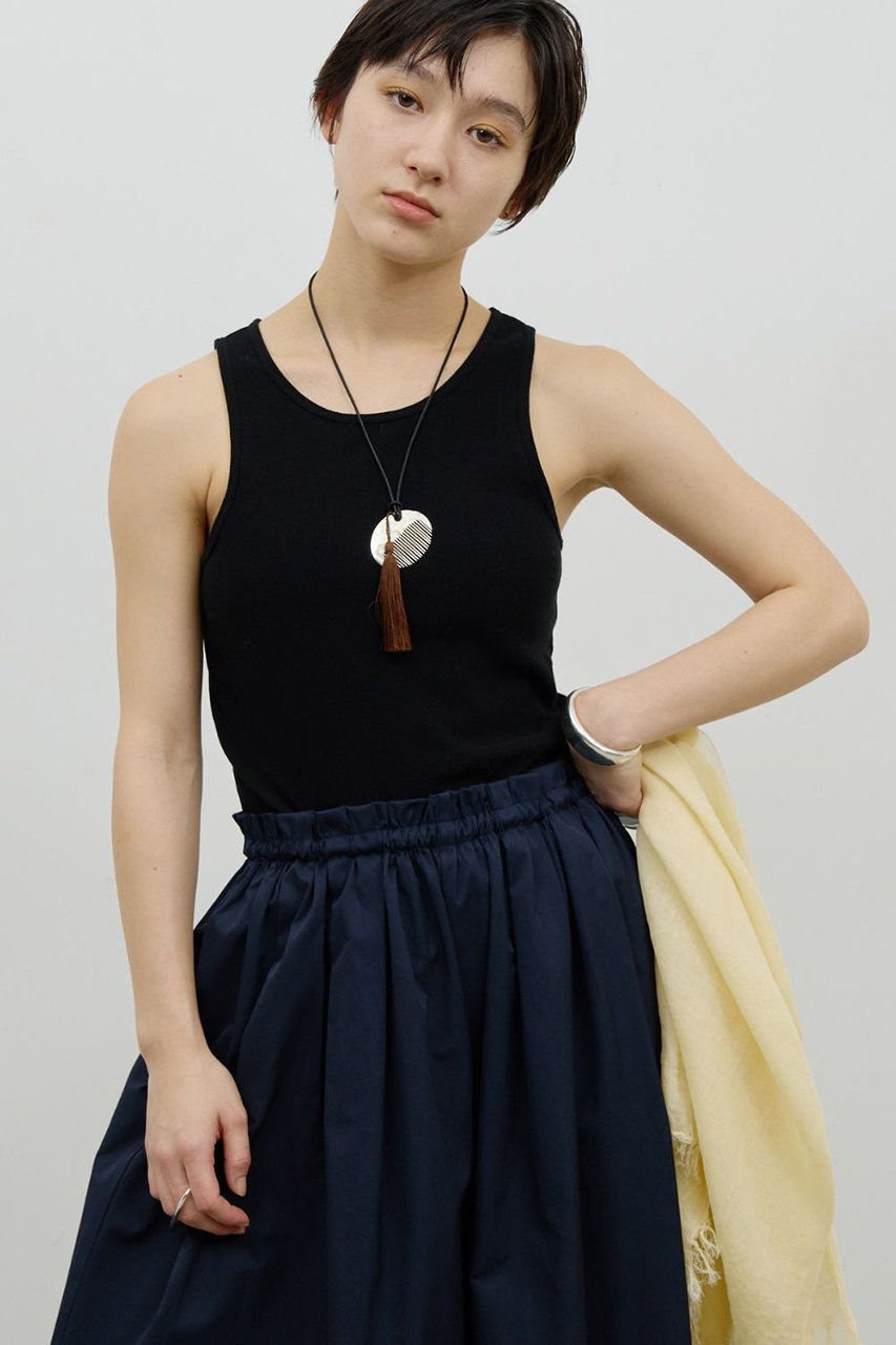 【ガリャルダガランテ/GALLARDAGALANTE】の〈前後2way〉ハイツイストリブタンク 人気、トレンドファッション・服の通販 founy(ファニー) 　ファッション　Fashion　レディースファッション　Fashion for Women　トップス・カットソー　Cut & Sew Tops　キャミソール&ノースリーブ　Camisoles & Sleeveless Tops　シャツ・ブラウス・オフィスカジュアル　Elegant Blouses & Button-Ups　ロングTシャツ・Tシャツ　Longline T-Shirts & Tees　カットソー・ベーシックTシャツ　Cut-and-Sewn Tops / Stretch Tees & Basics　2026年　2026　インナー　Innerwear　キャミソール　Camisole, Spaghetti Strap Top　コンパクト　Compact, Small Size　ショルダー　Shoulder, Shoulder Strap　ジャケット　Jacket, Outerwear　タンク　Tank Top, Sleeveless Top　夏　Summer　春　Spring　S/S・春夏　SS, Spring/Summer, Warm Season　 other-1|ID: prp329100004827207 ipo3291000000035705554