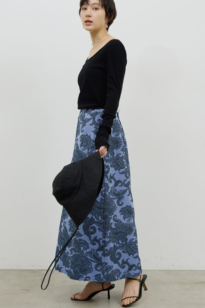 【ガリャルダガランテ/GALLARDAGALANTE】の〈前後2WAY〉ハイツイストリブロンTee 人気、トレンドファッション・服の通販 founy(ファニー) ファッション Fashion レディースファッション Fashion for Women トップス・カットソー Cut & Sew Tops シャツ・ブラウス・オフィスカジュアル Elegant Blouses & Button-Ups ロングTシャツ・Tシャツ Longline T-Shirts & Tees カットソー・ベーシックTシャツ Cut-and-Sewn Tops / Stretch Tees & Basics 2026年 2026 カットソー Cut and Sewn Top スリーブ Sleeve, Long Sleeve / Short Sleeve ロング Long, Long-Length ワイド Wide, Wide Fit エレガント 上品 Elegant 夏 Summer 春 Spring S/S・春夏 SS, Spring/Summer, Warm Season other-3|ID: prp329100004827208 ipo3291000000035444986