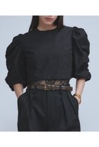 【カオス/Chaos】の【Dhruv Kapoor】ルーシュドスリーブブラウス ブラック|ID: prp329100004827213 ipo3291000000035125532