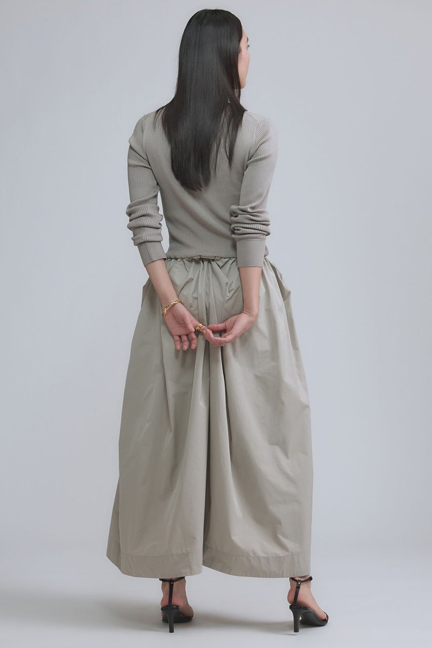 【カオス/Chaos】のエルヴァンワンピース 人気、トレンドファッション・服の通販 founy(ファニー) 　ファッション　Fashion　レディースファッション　Fashion for Women　ワンピース　Dresses　チュニック　Tunic Tops & Dresses　2026年　2026　エレガント 上品　Elegant　ギャザー　Gathered, Ruffled　チュニック　Tunic, Long Top　ドッキング　Docking, Mixed Material　バランス　Balance, Style Balance　フィット　Fit, Slim Fit　ロング　Long, Long-Length　夏　Summer　春　Spring　S/S・春夏　SS, Spring/Summer, Warm Season　other-6|ID: prp329100004827217 ipo3291000000035125583