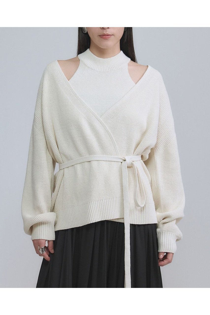 【カオス/Chaos】のロウシルクカシュクールカーディガン 人気、トレンドファッション・服の通販 founy(ファニー) 　ファッション　Fashion　レディースファッション　Fashion for Women　トップス・カットソー　Cut & Sew Tops　ニット　Knit Tops & Sweaters　カーディガン・羽織り　Layered Style Cardigans　2026年　2026　おすすめ　Recommended / Our Picks　カシュクール　Wrap Design　カーディガン　Cardigan, Knitwear　シルク　Silk, 100% Silk　タンク　Tank Top, Sleeveless Top　ネップ　Nepp, Slub Yarn　夏　Summer　春　Spring　S/S・春夏　SS, Spring/Summer, Warm Season　other-6|ID: prp329100004827219 ipo3291000000035125599