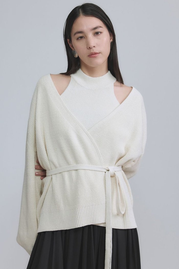 【カオス/Chaos】のロウシルクカシュクールカーディガン インテリア・キッズ・メンズ・レディースファッション・服の通販 founy(ファニー) https://founy.com/ ファッション Fashion レディースファッション Fashion for Women トップス・カットソー Cut & Sew Tops ニット Knit Tops & Sweaters カーディガン・羽織り Layered Style Cardigans 2026年 2026 おすすめ Recommended / Our Picks カシュクール Wrap Design カーディガン Cardigan, Knitwear シルク Silk, 100% Silk タンク Tank Top, Sleeveless Top ネップ Nepp, Slub Yarn 夏 Summer 春 Spring S/S・春夏 SS, Spring/Summer, Warm Season |ID: prp329100004827219 ipo3291000000036005853