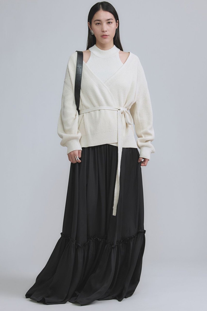 【カオス/Chaos】のロウシルクカシュクールカーディガン 人気、トレンドファッション・服の通販 founy(ファニー) ファッション Fashion レディースファッション Fashion for Women トップス・カットソー Cut & Sew Tops ニット Knit Tops & Sweaters カーディガン・羽織り Layered Style Cardigans 2026年 2026 おすすめ Recommended / Our Picks カシュクール Wrap Design カーディガン Cardigan, Knitwear シルク Silk, 100% Silk タンク Tank Top, Sleeveless Top ネップ Nepp, Slub Yarn 夏 Summer 春 Spring S/S・春夏 SS, Spring/Summer, Warm Season other-2|ID: prp329100004827219 ipo3291000000036005855