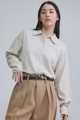 【カオス/Chaos】 エレルニットシャツカーディガン人気、トレンドファッション・服の通販 founy(ファニー) ファッション Fashion レディースファッション Fashion for Women トップス・カットソー Cut & Sew Tops ニット Knit Tops & Sweaters カーディガン・羽織り Layered Style Cardigans シャツ・ブラウス・オフィスカジュアル Elegant Blouses & Button-Ups 2026年 2026 スリーブ Sleeve, Long Sleeve / Short Sleeve バランス Balance, Style Balance ロング Long, Long-Length 夏 Summer 春 Spring S/S・春夏 SS, Spring/Summer, Warm Season |ID:prp329100004827220