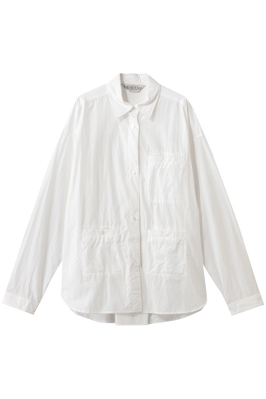 【ミディウミ/MidiUmi】のthree pocket shirt シャツ 人気、トレンドファッション・服の通販 founy(ファニー) 　ファッション　Fashion　レディースファッション　Fashion for Women　トップス・カットソー　Cut & Sew Tops　シャツ・ブラウス・オフィスカジュアル　Elegant Blouses & Button-Ups　ロングTシャツ・Tシャツ　Longline T-Shirts & Tees　2026年　2026　シンプル　Simple, Minimal　スリーブ　Sleeve, Long Sleeve / Short Sleeve　ポケット　Pocket, Pocket Detail　ロング　Long, Long-Length　ワーク　Workwear, Utility Style　夏　Summer　春　Spring　S/S・春夏　SS, Spring/Summer, Warm Season　 other-1|ID: prp329100004827221 ipo3291000000035125612