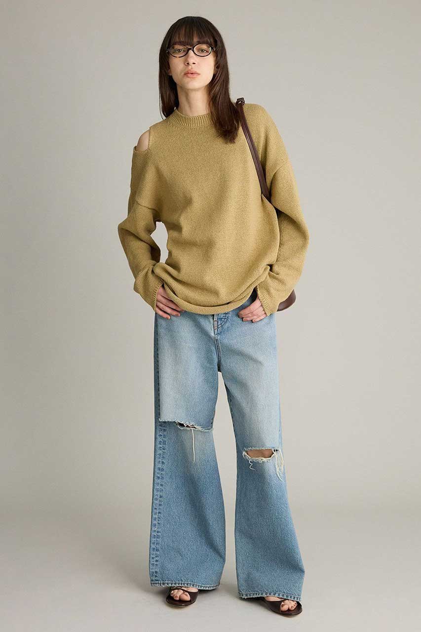 【ブリル/BRILL】のリサイクルコットンプルオーバー 人気、トレンドファッション・服の通販 founy(ファニー) 　ファッション　Fashion　レディースファッション　Fashion for Women　トップス・カットソー　Cut & Sew Tops　ニット　Knit Tops & Sweaters　カジュアルプルオーバー・ニットトップス　Pullovers & Knit Tops / Casual Pullovers　アシンメトリー　Asymmetrical Style　シンプル　Simple, Minimal　チュニック　Tunic, Long Top　再入荷　Restock / Back in Stock　other-5|ID: prp329100004827222 ipo3291000000036729023