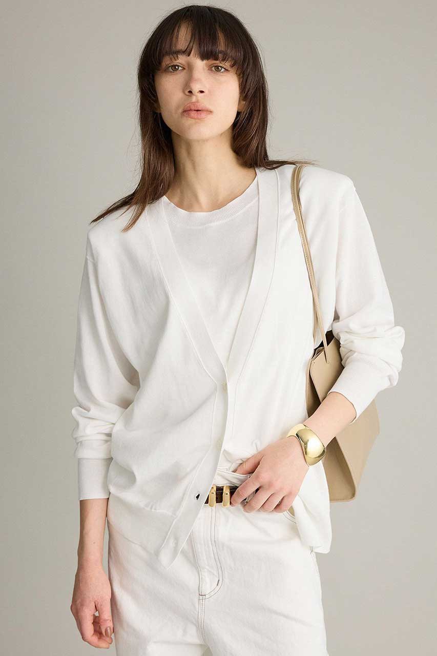 【ブリル/BRILL】のレイヤードカーディガン 人気、トレンドファッション・服の通販 founy(ファニー) 　ファッション　Fashion　レディースファッション　Fashion for Women　トップス・カットソー　Cut & Sew Tops　ニット　Knit Tops & Sweaters　カーディガン・羽織り　Layered Style Cardigans　2026年　2026　アンサンブル　Ensemble Set　カーディガン　Cardigan, Knitwear　コンパクト　Compact, Small Size　フロント　Front, Front Design　夏　Summer　春　Spring　S/S・春夏　SS, Spring/Summer, Warm Season　other-2|ID: prp329100004827223 ipo3291000000035364989