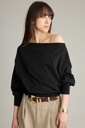 【ブリル/BRILL】 オフショルダープルオーバー人気、トレンドファッション・服の通販 founy(ファニー) ファッション Fashion レディースファッション Fashion for Women トップス・カットソー Cut & Sew Tops ニット Knit Tops & Sweaters カジュアルプルオーバー・ニットトップス Pullovers & Knit Tops / Casual Pullovers 2026年 2026 コンパクト Compact, Small Size ストレッチ Stretch, Stretchy Fabric 夏 Summer 春 Spring S/S・春夏 SS, Spring/Summer, Warm Season 軽量 Lightweight, Ultra Light |ID:prp329100004827224