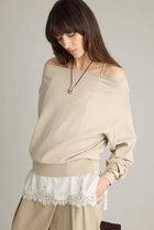 【ブリル/BRILL】のオフショルダープルオーバー ライトベージュ|ID: prp329100004827224 ipo3291000000035125644