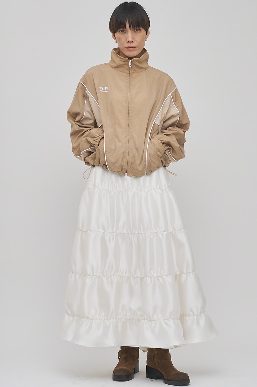 【ウィムガゼット/Whim Gazette】の【UMBRO×Whim Gazette】スタンドカラーブルゾン 人気、トレンドファッション・服の通販 founy(ファニー) 　ファッション　Fashion　レディースファッション　Fashion for Women　アウター　Coat / Outerwear Collection　レディースジャケット・軽アウター　Jackets　ブルゾンジャケット・スポーティアウター　Blouson Jackets　クール　Cool, Chic　コラボ　Collaboration, Collab　ジャケット　Jacket, Outerwear　スタンド　Stand Collar, Upright Stand　スポーツ　Sports, Activewear　スポーティ　Sporty, Casual Athletic　パイピング　Piping, Trim Design　フォルム　Silhouette, Form　ブルゾン　Blouson, Bomber Jacket　メッシュ　Mesh, Net Fabric　おすすめ　Recommended / Our Picks　エレガント 上品　Elegant　other-5|ID: prp329100004827229 ipo3291000000036188367