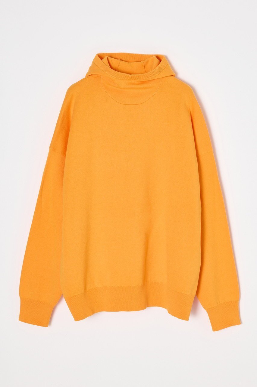 【ナゴンスタンス/nagonstans】の【1/14 0:00販売開始】knit parker インテリア・キッズ・メンズ・レディースファッション・服の通販 founy(ファニー) 　ファッション　Fashion　レディースファッション　Fashion for Women　トップス・カットソー　Cut & Sew Tops　ニット　Knit Tops & Sweaters　レディースパーカー・カジュアルフーディー　Casual Hoodies & Sweatshirts　2026年　2026　パーカー　Hoodie, Parka　フィット　Fit, Slim Fit　夏　Summer　春　Spring　S/S・春夏　SS, Spring/Summer, Warm Season　Orange|ID: prp329100004827240 ipo3291000000035125817